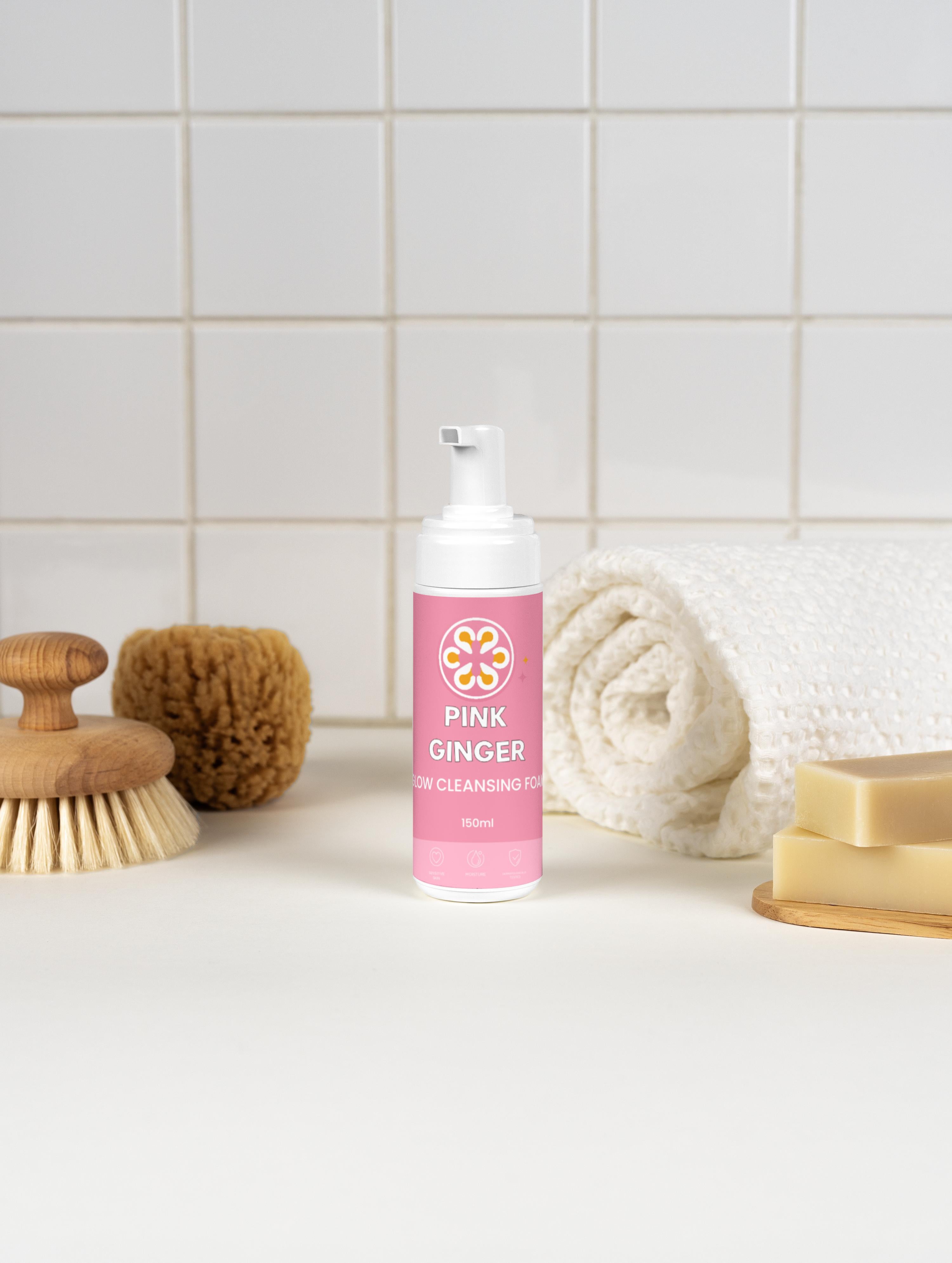 Pink Ginger Glow Cleansing Foam – 150 ml