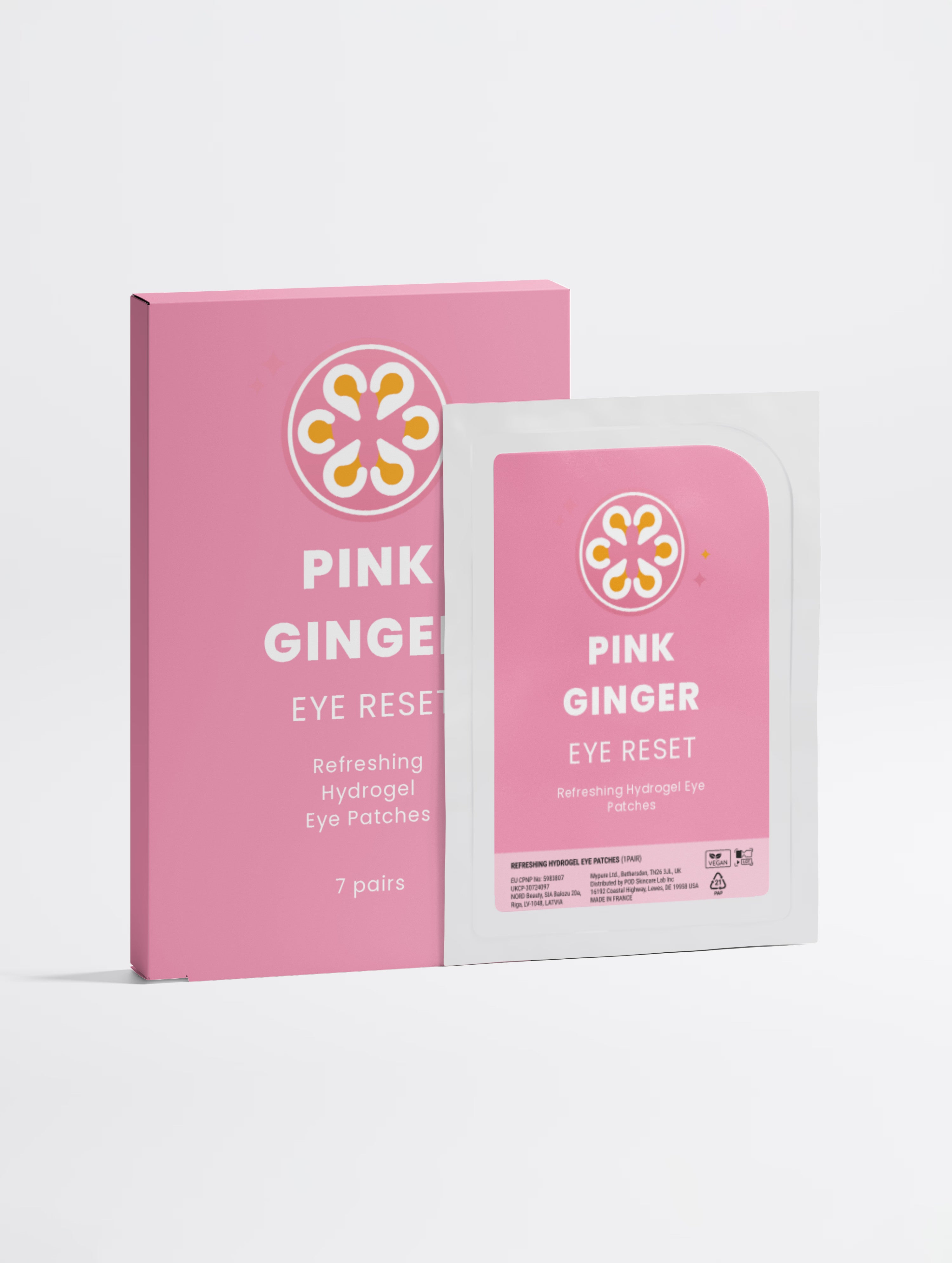 PINK GINGER - EYE RESET Hydrogel Eye Patches