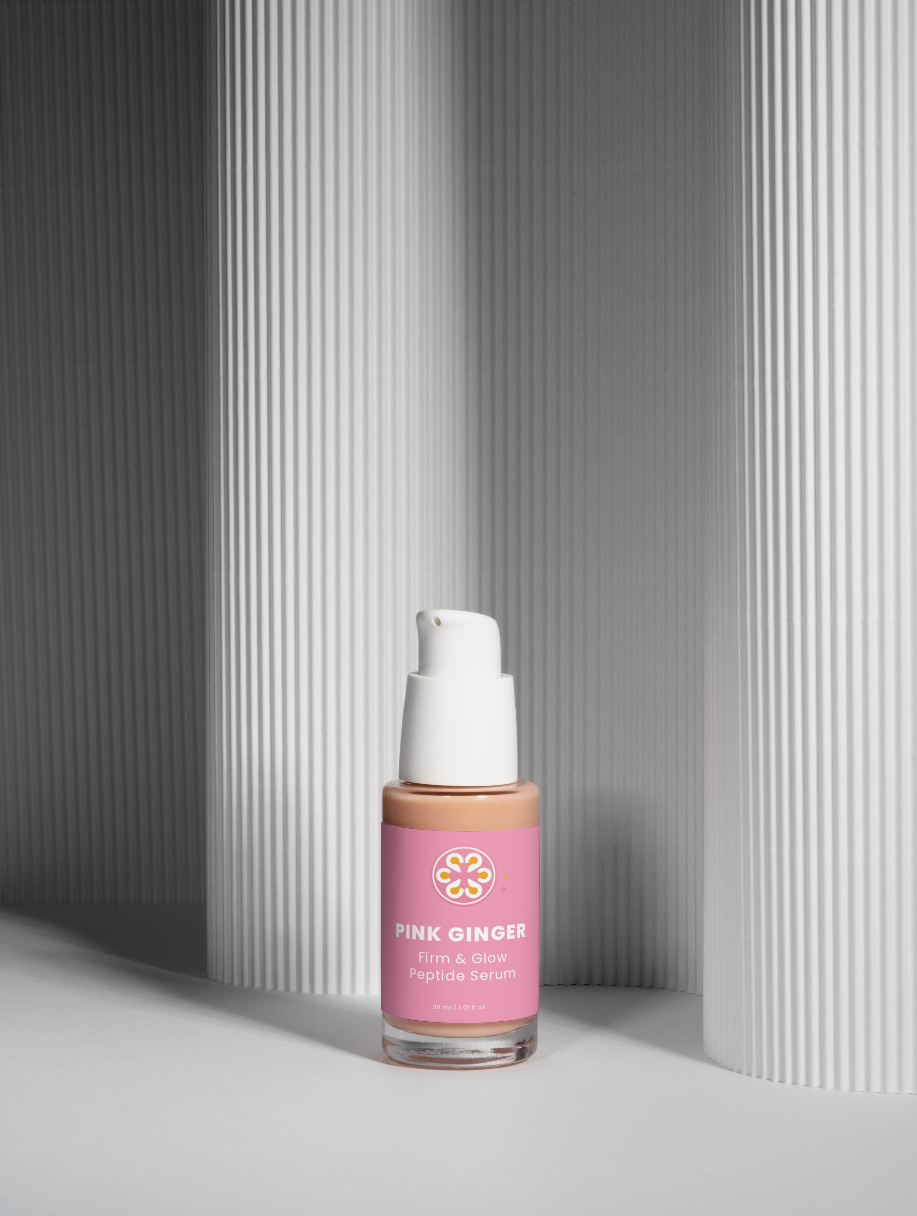 Pink Ginger - Firm & Glow Peptide Serum - 30ml