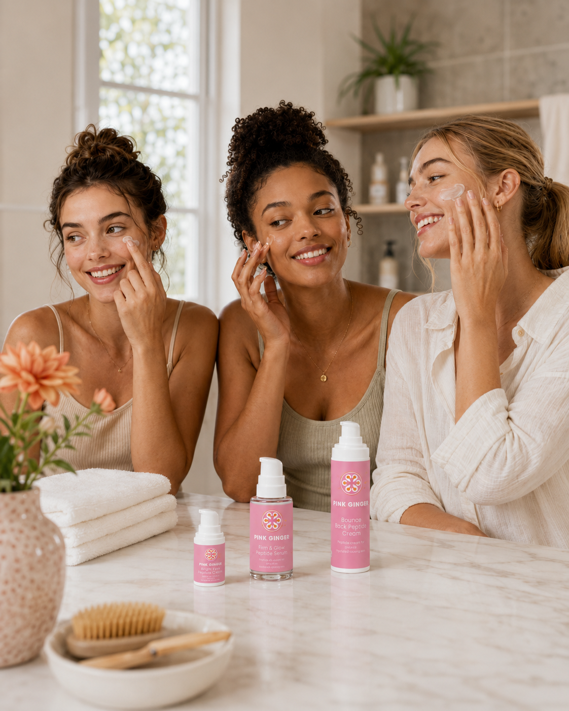 Pink Ginger - Peptide Glow Routine Bundle